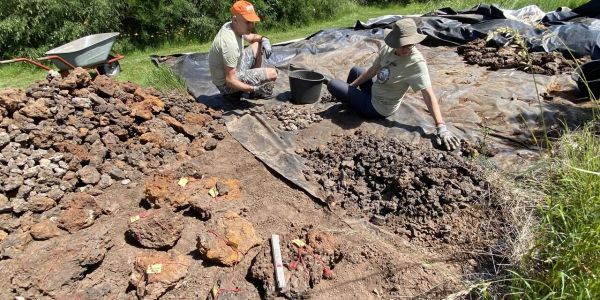 Erster Schritt zur Schlacken-Analyse